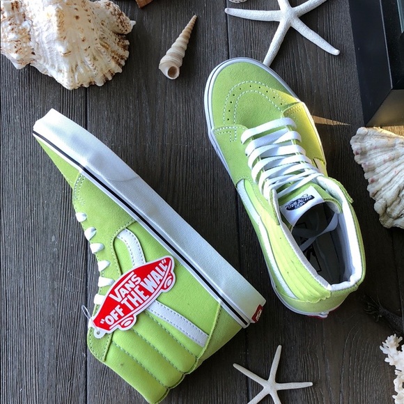 🌴🌼VANS- SHARP GREEN HIGH TOPS🌼🌴 - Picture 7 of 9